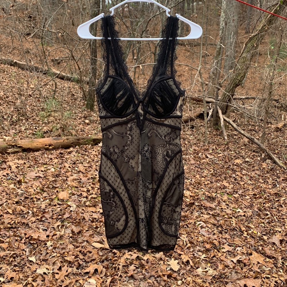 Black Mini Bebe Dress